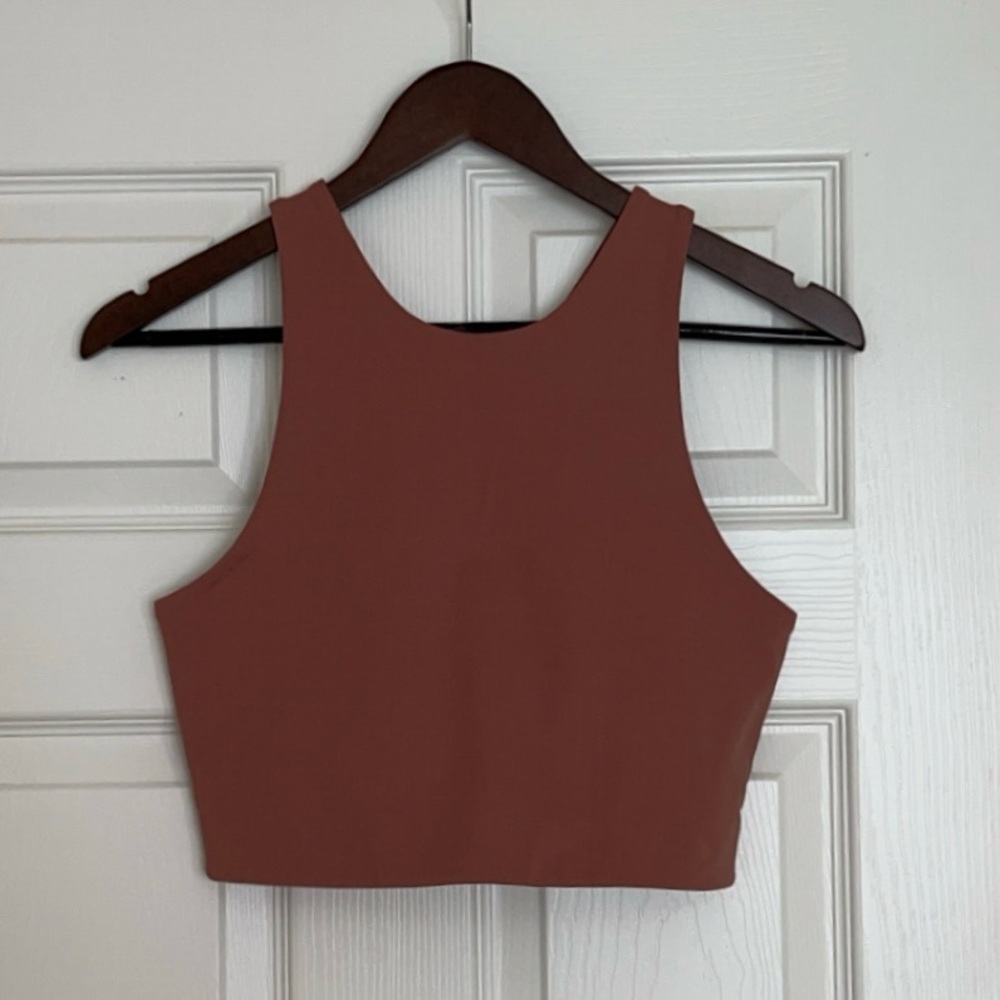 Dylan sports bra in Rosebud
